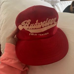 Vintage Budweiser field tester hat
